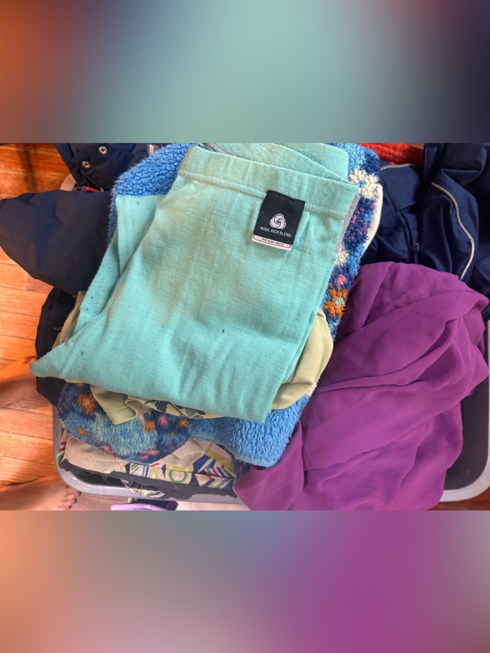 3 bins worth of girls 8-10 mixed lot winter fall items
